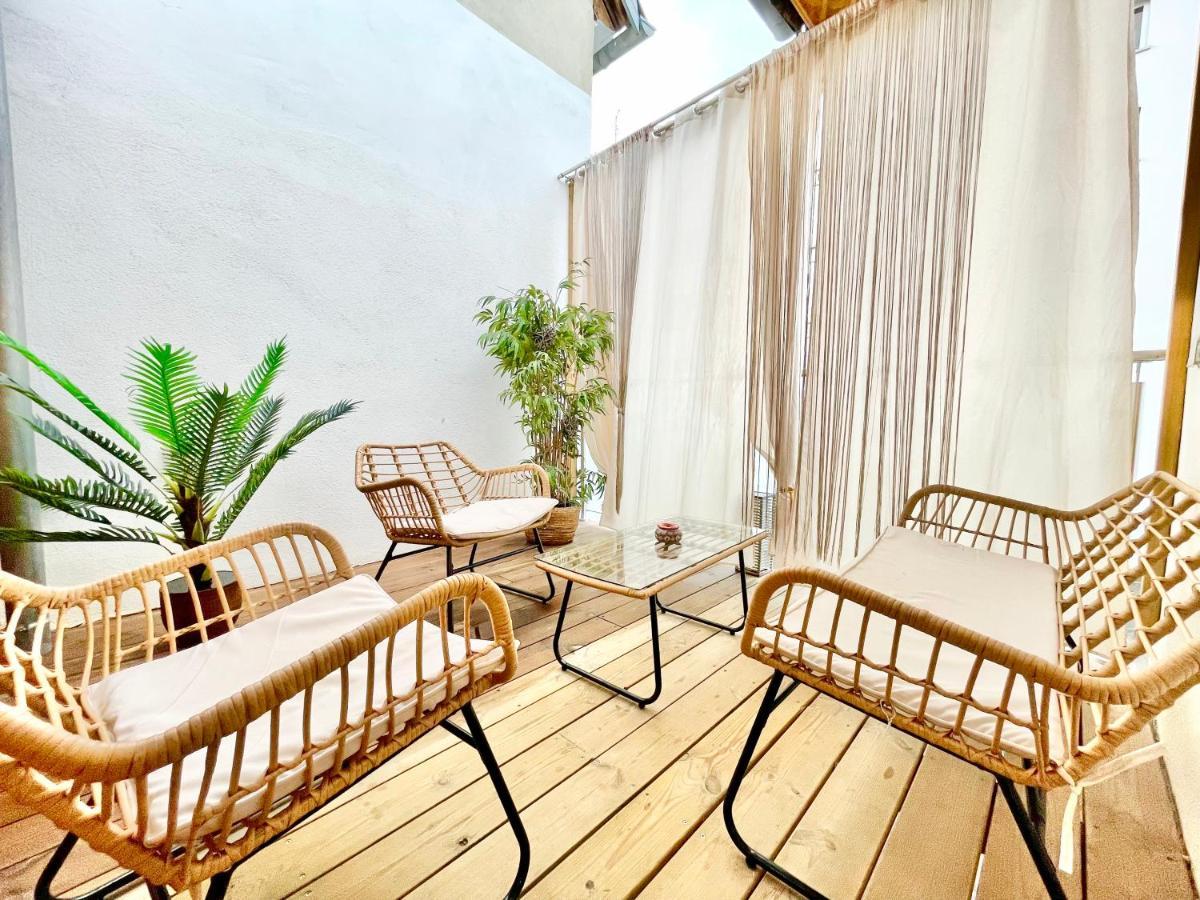 Le Rosacker - Proche Centre Ville Et Gare - Terrasse - Parking Gratuit 2 Places - 2 Chambres - 2 Salles De Bain - Netflix กอลมาร์ ภายนอก รูปภาพ